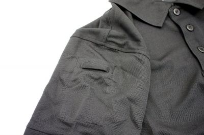 Viper Tactical Polo Shirt (Black) - Size Small - Detail Image 2 © Copyright Zero One Airsoft