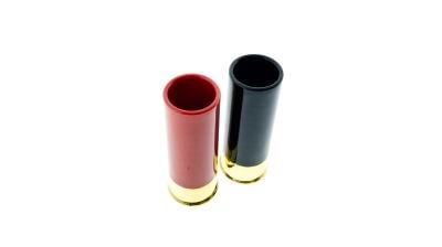 Caliber Gourmet Shotgun Shell Shot Glasses (Black & Red)