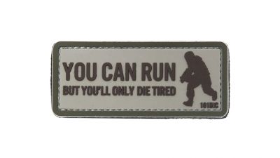101 Inc PVC Velcro Patch "You Can Run"