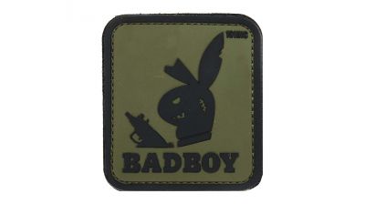 101 Inc PVC Velcro Patch "Badboy" (Olive)