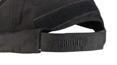 ZO Contractor Cap (Black) - Detail Image 3 © Copyright Zero One Airsoft
