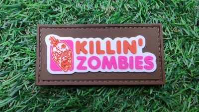 ZO PVC Velcro Patch "Killin' Zombies"
