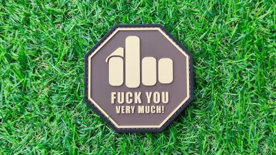 Previous Product - ZO PVC Velcro Patch "Middle Finger"