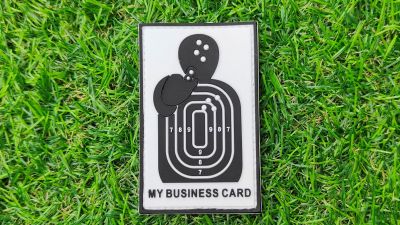 ZO PVC Velcro Patch "My Business Card"