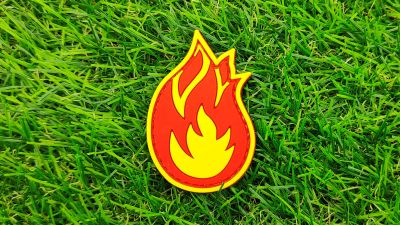 Previous Product - ZO PVC Velcro Patch "Fire"