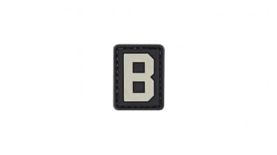 ZO PVC Velcro Patch "Letter B"