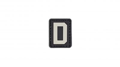 ZO PVC Velcro Patch "Letter D"