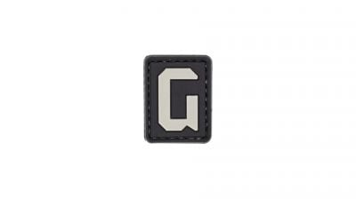 ZO PVC Velcro Patch "Letter G" - Detail Image 1 © Copyright Zero One Airsoft