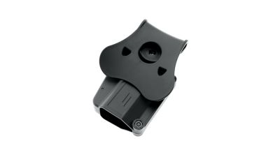 Amomax Rigid Polymer Universal Holster Left Handed (Black) - Detail Image 2 © Copyright Zero One Airsoft