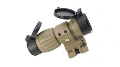 ZO ET Style 4x FXD Magnifier (Dark Earth) - Detail Image 4 © Copyright Zero One Airsoft