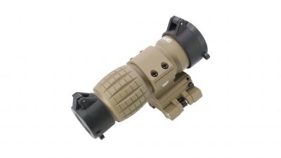 ZO ET Style 4x FXD Magnifier (Dark Earth) - Detail Image 5 © Copyright Zero One Airsoft