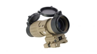 ZO ET Style 4x FXD Magnifier (Dark Earth) - Detail Image 1 © Copyright Zero One Airsoft