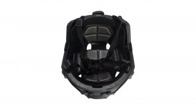 ZO PJ Helmet with Rail Retention System (Dark Earth) - Detail Image 4 © Copyright Zero One Airsoft