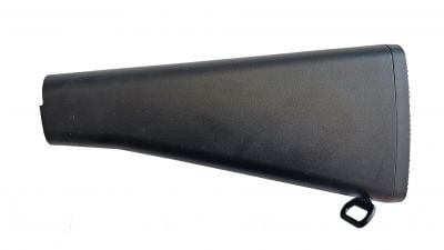 ICS M16 Solid Stock (Black) - Detail Image 1 © Copyright Zero One Airsoft