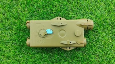 ZO ANPEQ-2 Battery Case with Red Laser (Tan)