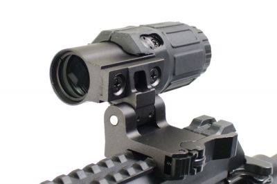 ZO G33 3x Flip-To-Side Magnifier (Black) - Detail Image 6 © Copyright Zero One Airsoft