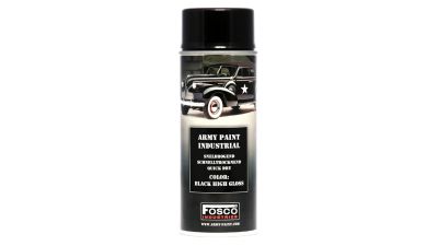 Fosco Army Spray Paint 400ml (Gloss Black)