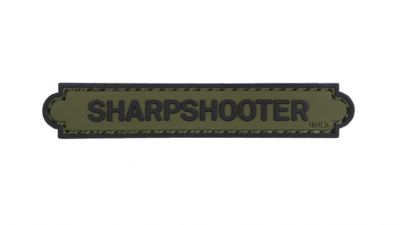 101 Inc PVC Velcro "Sharpshooter" (Olive) - Detail Image 1 © Copyright Zero One Airsoft
