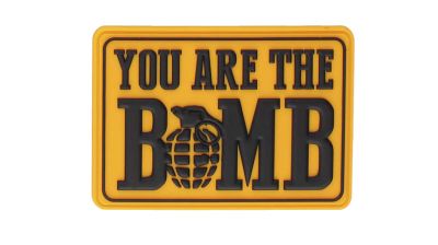 101 Inc PVC Velcro "You Are The Bomb" (Yellow)