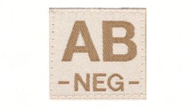 Clawgear Blood Group Patch AB-