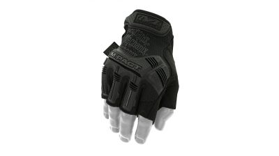 Mechanix M-Pact Fingerless Gloves (Black) - Size Extra Large - Detail Image 1 © Copyright Zero One Airsoft