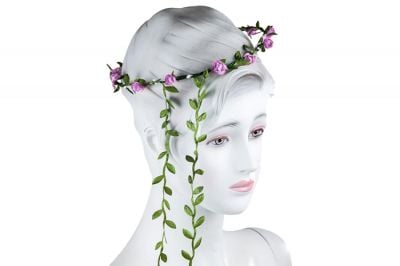 National Airsoft Festival Flower Headband (Pink) - Detail Image 1 © Copyright Zero One Airsoft