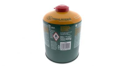 Highlander Gas Refil for Camping Stoves and Fast Boil 450g