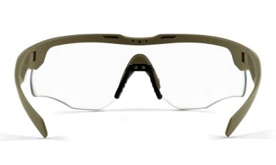 Wiley X ROGUE COMM Glasses with Tan Frame & Grey/Clear/Rust Lenses - Detail Image 6 © Copyright Zero One Airsoft