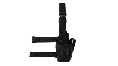 Viper Pistol Drop Leg Adjustable Holster (Black MultiCam) - Detail Image 1 © Copyright Zero One Airsoft