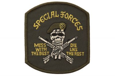101 Inc Fabric Patch "Special Forces Skull"