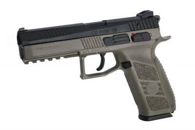 ASG GBB/CO2BB CZ P-09 with Metal Slide & Carry Case (Black/Dark Earth)
