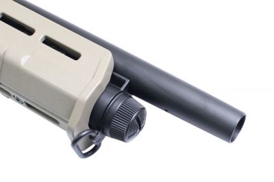 CYMA Spring CM355M Shotgun Full Metal (Black & Tan) - Detail Image 3 © Copyright Zero One Airsoft