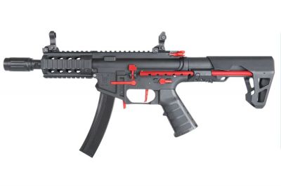 King Arms AEG PDW 9mm SBR Shorty (Black / Red)