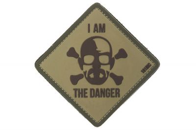 101 Inc PVC Velcro Patch "I Am The Danger" (Tan)