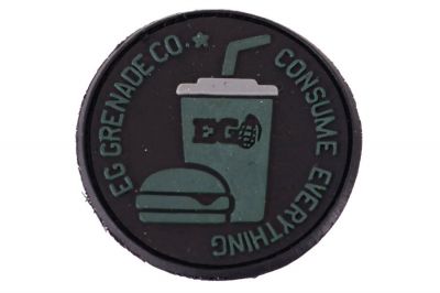 Enola Gaye Velcro PVC Patch "Consume Everything" - Detail Image 1 © Copyright Zero One Airsoft