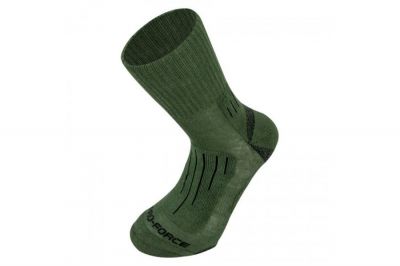 Highlander Crusader Socks (Olive) - Small - Detail Image 1 © Copyright Zero One Airsoft