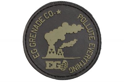 Enola Gaye Velcro PVC Patch "Pollute Everything" - Detail Image 1 © Copyright Zero One Airsoft