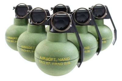 TAG Innovation TAG-67 BB Grenade Box of 6 (Bundle) - Detail Image 1 © Copyright Zero One Airsoft