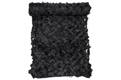MFH Camo Netting 200cm x 300cm (Black) - Detail Image 1 © Copyright Zero One Airsoft