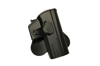 Amomax Rigid Polymer Holster for CZ P-07/P-09 (Black) - Detail Image 1 © Copyright Zero One Airsoft