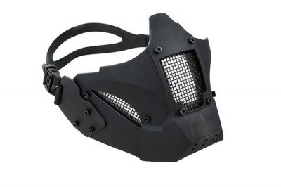 TMC Half Face Mask with Fast Helmet Adaptors (Black)
