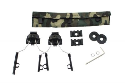 Z-Tactical Helmet Rail Adapter Set (Black)