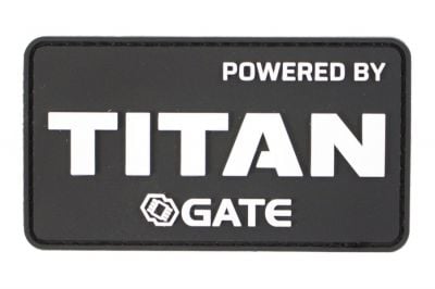 GATE Velcro PVC Patch "TITAN" (Black)