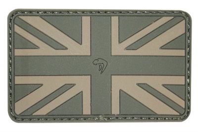 Viper Velcro PVC Union Flag Patch (Olive)