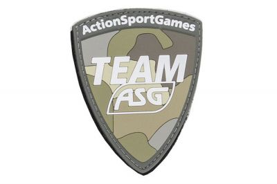 ASG Velcro PVC Patch "Team ASG" (Olive)