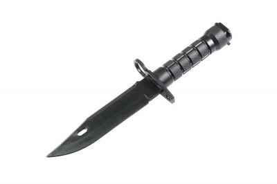 ZO Rubber Bayonet Training Knife (Black) - Detail Image 2 © Copyright Zero One Airsoft
