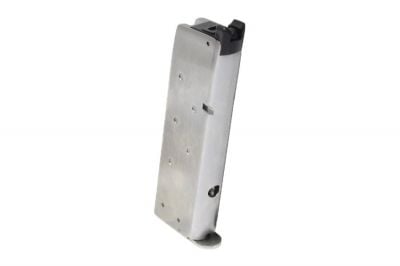 Armorer Works GBB Mag for 1911 15rds (Silver)