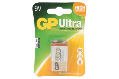 GP Ultra Alkaline Battery PP3 9v