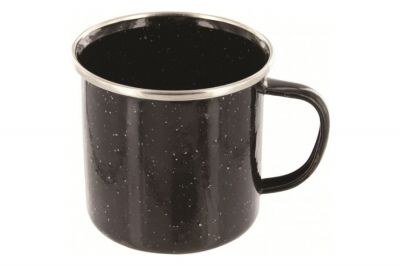 Highlander Deluxe Enamel Mug (Black)