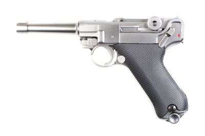 WE GBB Luger P08 4 Inch (Silver)